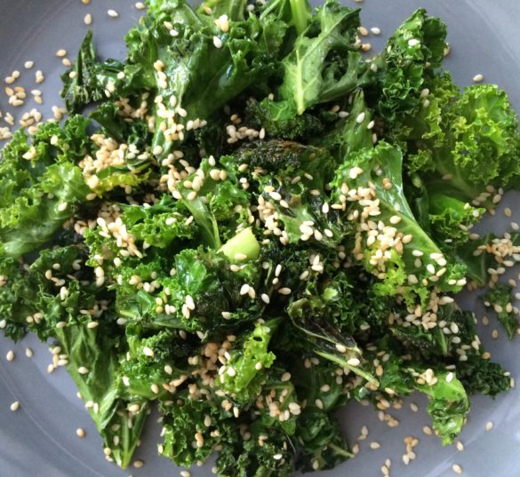 Sautéed Kale with Sesame