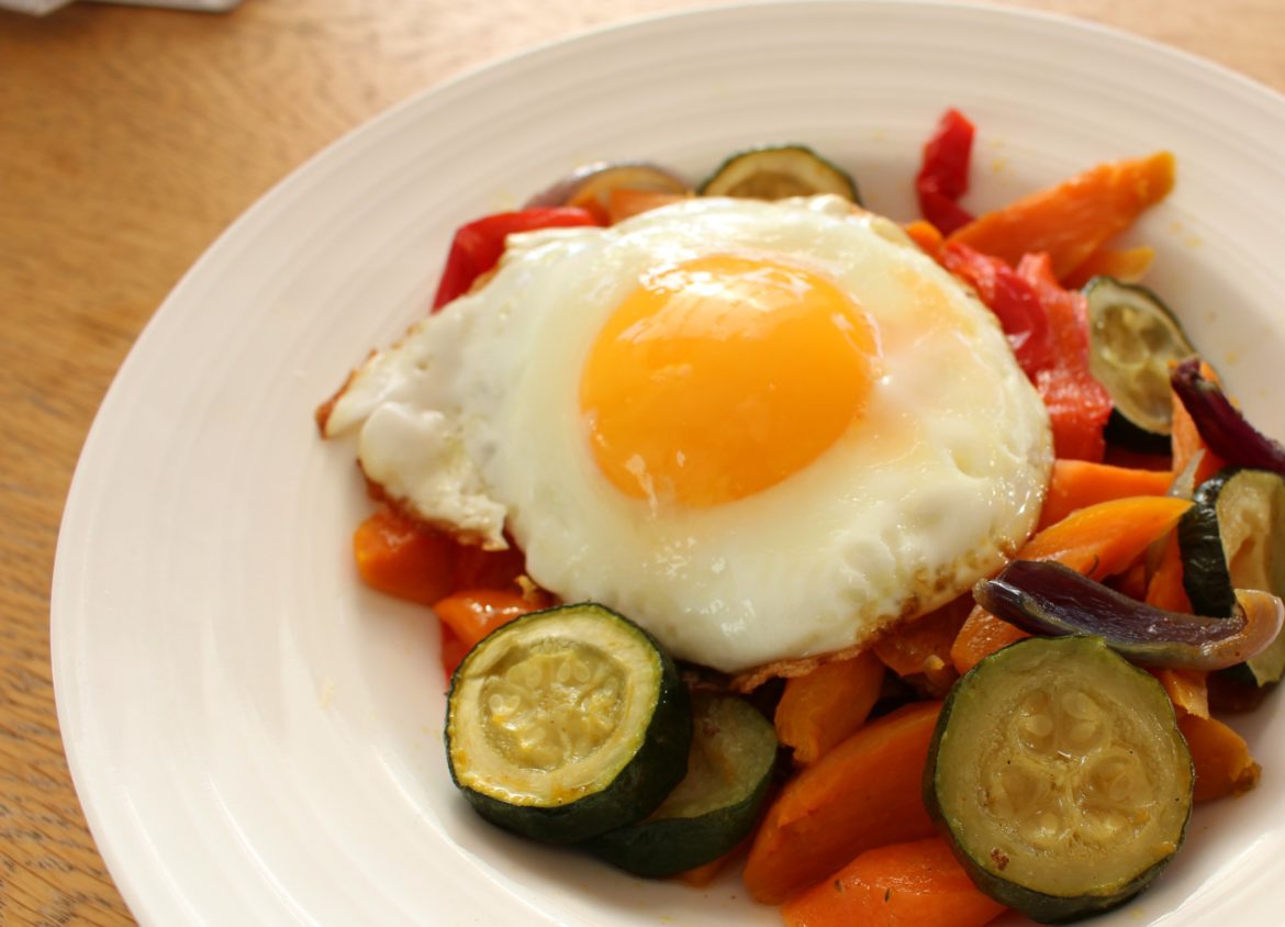 Roasted Vegetable Breakfast Bowl