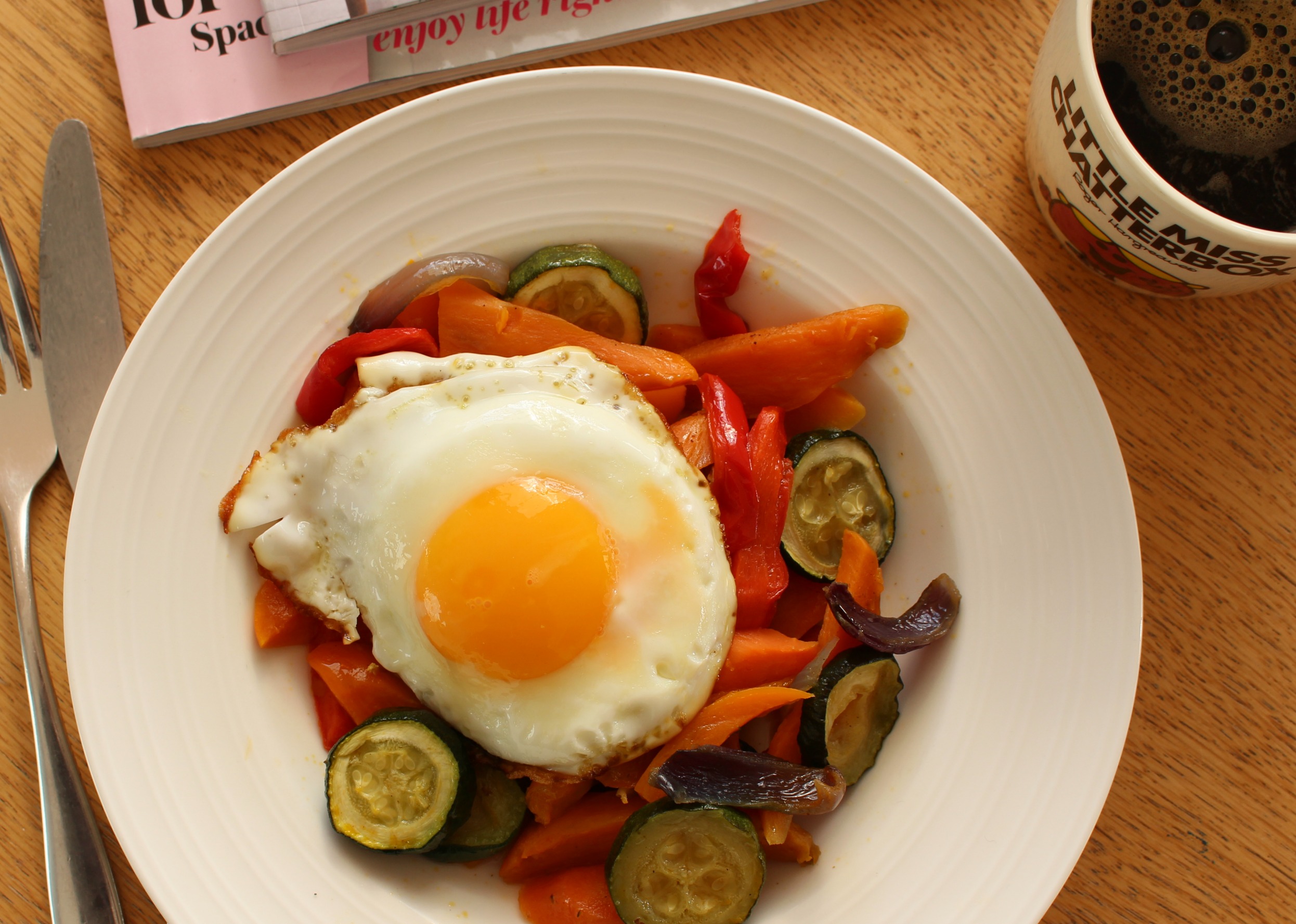 Roasted Vegetable Breakfast Bowl