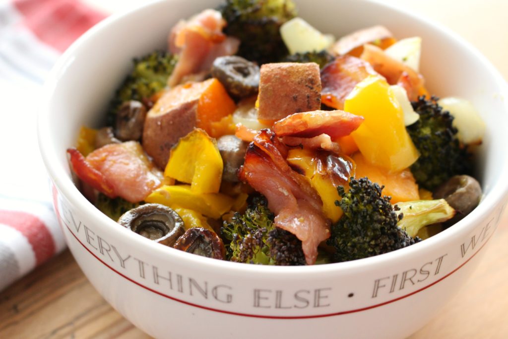 Amazing Bacon Veggie Bake