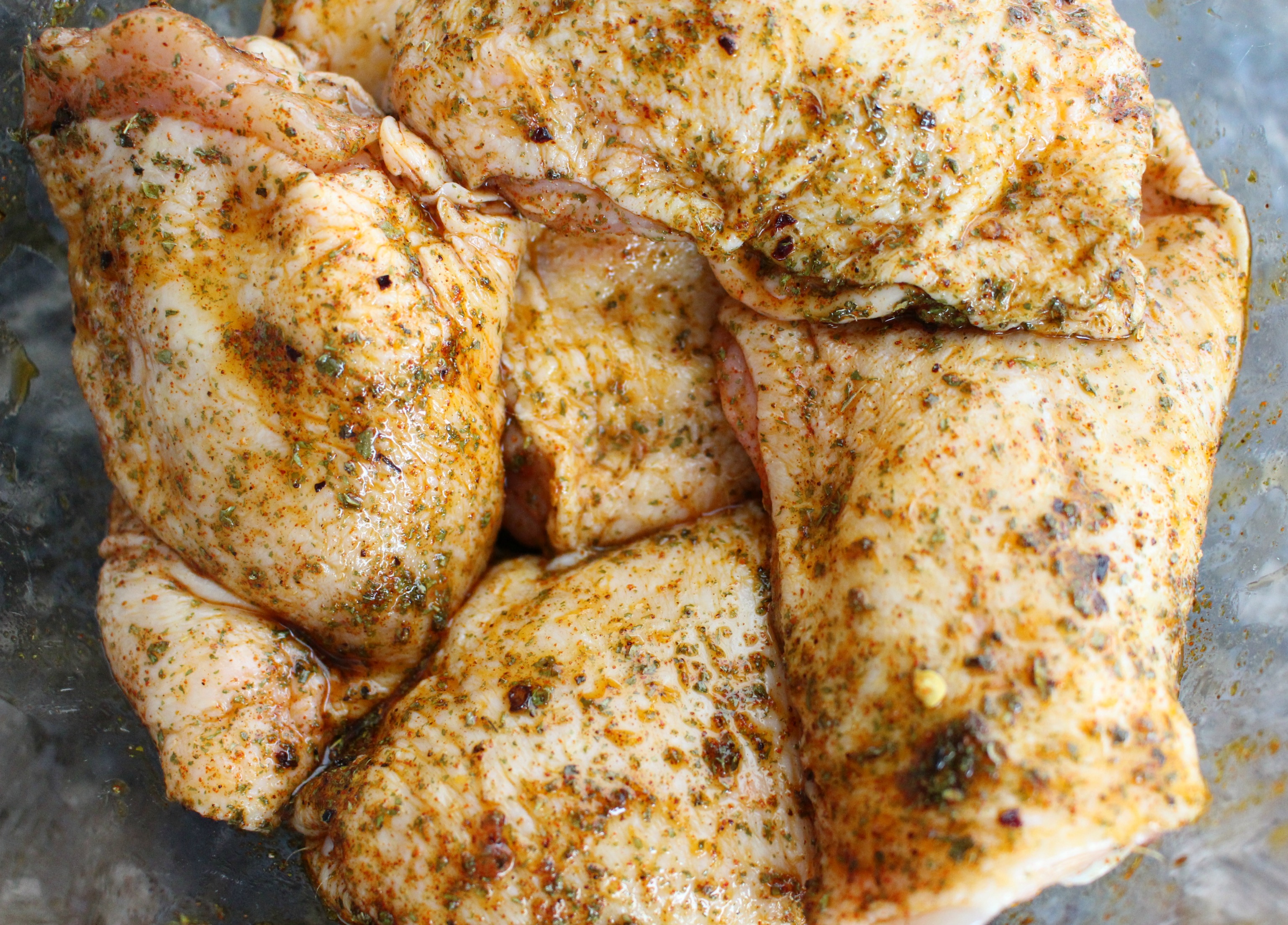 Crispy Cajun Chicken Thighs
