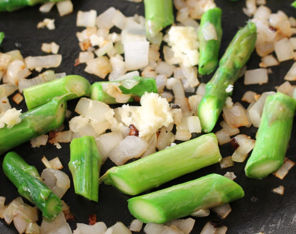 Baked Eggs with Smoked Salmon & Asparagus